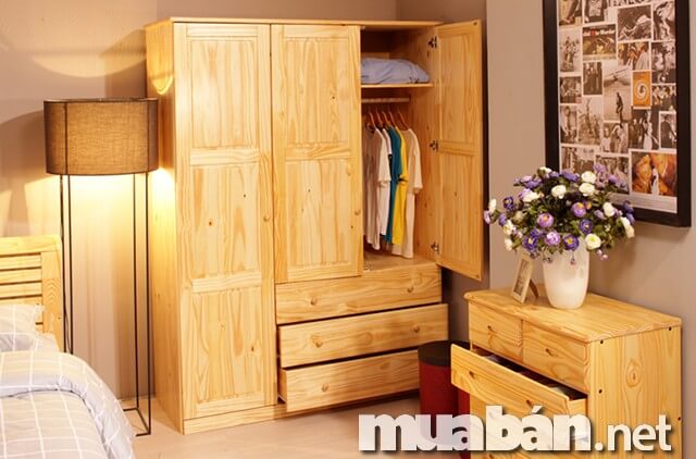 tủ quần áo bằng gỗ
