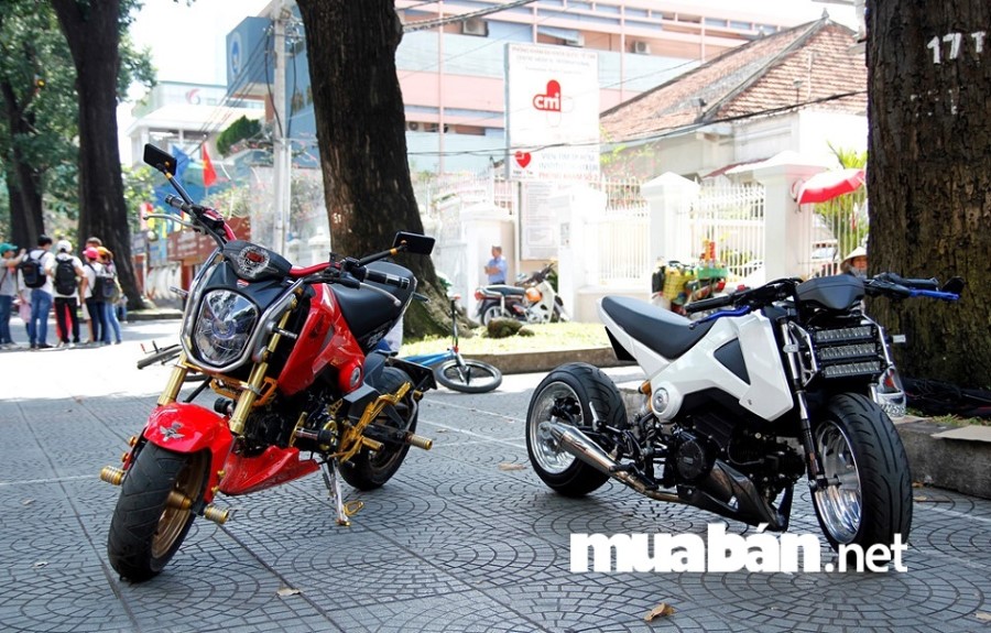 Monkey bike Honda MSX khá nặng nhọc khi di chuyển tốc độ cao ngoài đường trường.
