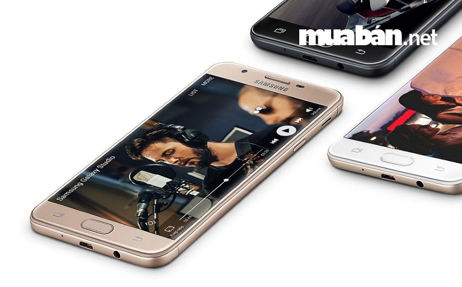 Samsung Galaxy J7 Prime mang thiết kế nguyên khối kim loại sang trọng 