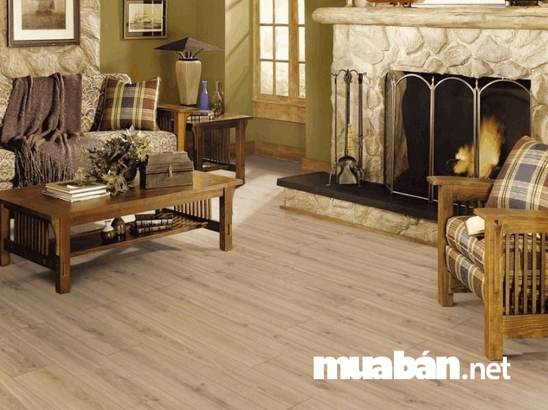 Sàn gỗ được đa số mọi người lựa chọn để trang trí phòng khách