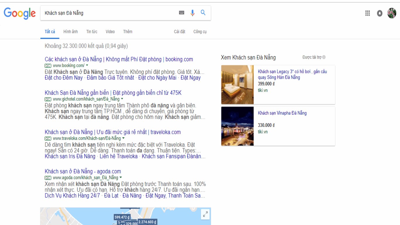 Tìm kiếm thông tin khách sạn Đà Nẵng trên internet