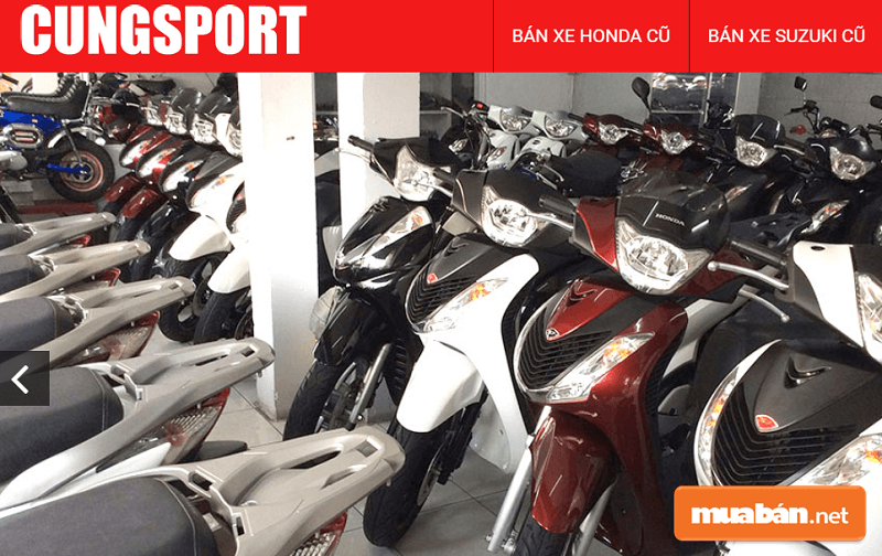 Cung sport là một doanh nghiệp lâu đời trong lĩnh vực kinh doanh xe máy cũ tại TPHCM.