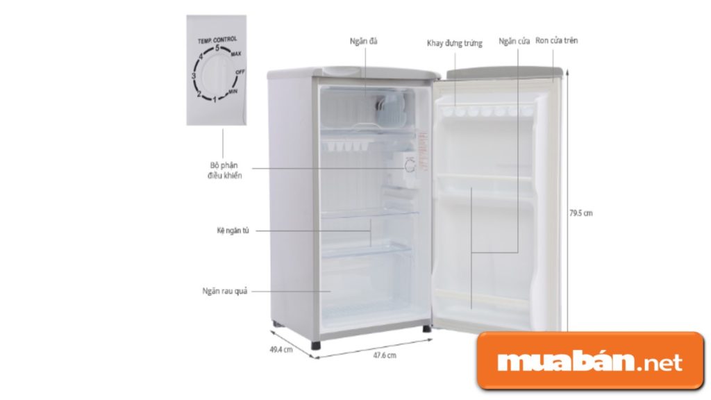 Công suất tủ lạnh mini nhỏ nên một số tính năng cao cấp bị thu hẹp lại nhằm đáp ứng được giá thành rẻ.