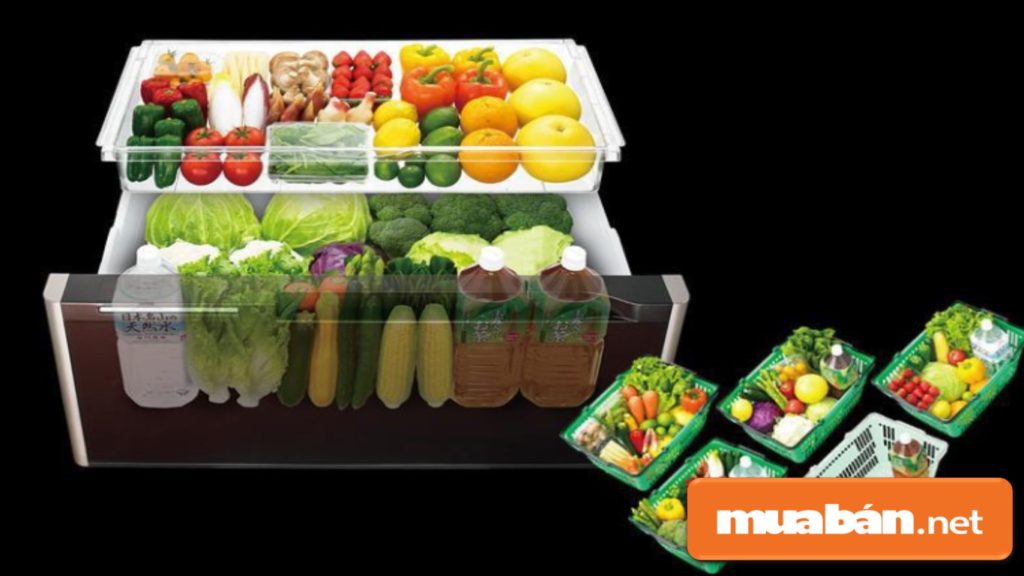 Công nghệ kháng khuẩn khử mùi trên tủ lạnh Hitachi khá tốt, đảm bảo thực phẩm tươi lâu, chất lượng.