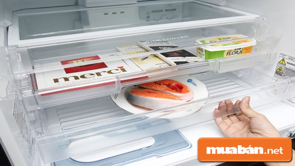 Thiết kế đặt ngăn đá bên dưới sẽ giúp tủ lạnh tiết kiệm điện năng hơn.