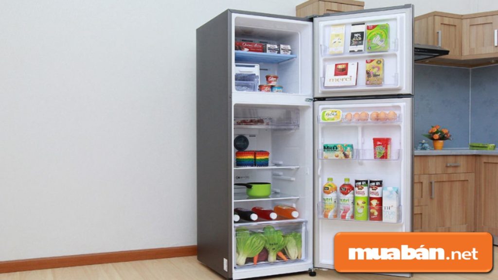 Dung tích tủ lạnh Samsung đáp ứng đầy đủ nhu cầu sử dụng trong gia đình.