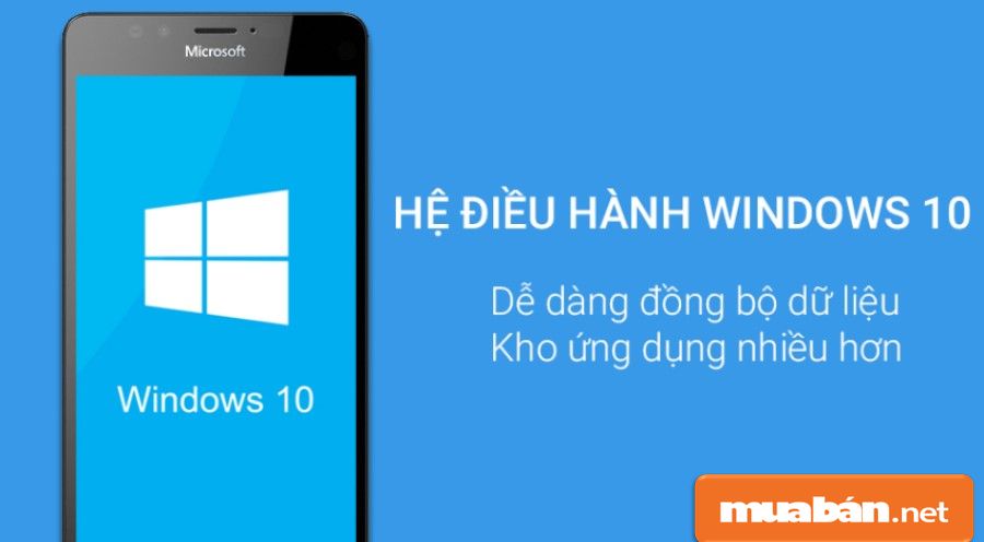 Một trong những sức hút của Lumia 950 là hệ điều hành Windows 10 giúp bạn dễ dàng đồng bộ với kho ứng dụng nhiều hơn.