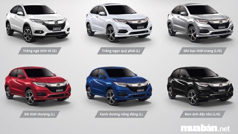 Ở phiên bản 2019, HRV được nhà sản xuất Honda cho ra mắt 6 tùy chọn.