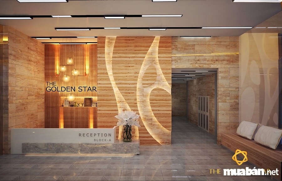 The Golden Star được trang bị những vật liệu cao cấp thường thấy ở các dự án đạt tiêu chuẩn 5 sao.