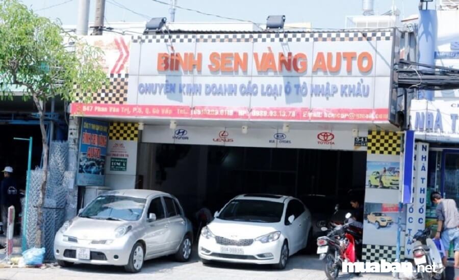 Bình Sen Vàng Auto là 1 trong những địa chỉ chợ xe ô tô cũ tphcm