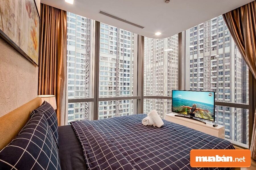 Các căn hộ tại đây có thiết kế hiện đại, tiện nghi với diện tích từ 53,5m2 đến 159,7m2, gồm 1-4 phòng ngủ.