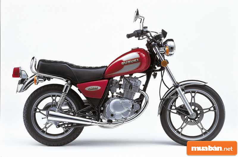 Suzuki GN125 độ phong cách tracker của biker Sóc Trăng  Xe