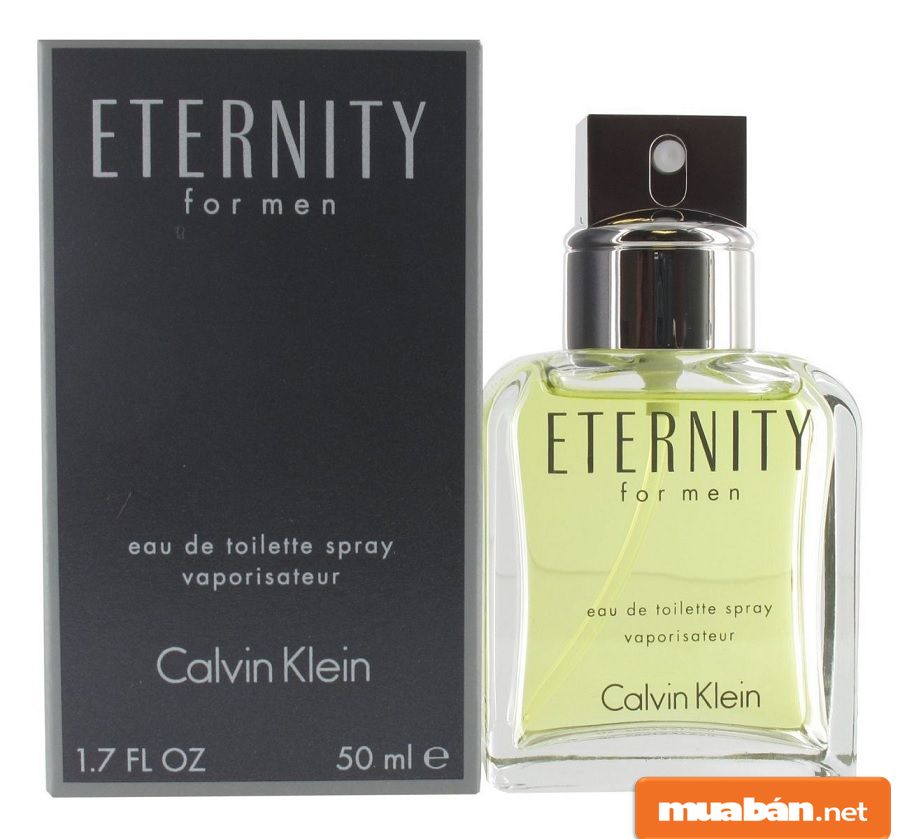 Eternity Calvin Klein dành cho nam được sáng chế trên nền tảng hương fougere.