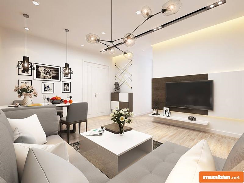 Thiết kế của nội thất căn hộ chung cư cao cấp được chú trọng đến từng chi tiết