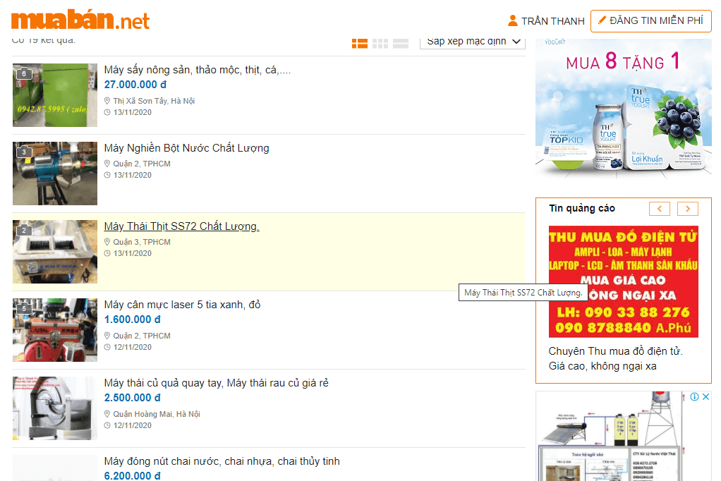 Muaban.net - địa chỉ bán đồ thanh lý nội thất uy tín nhất Sài Gòn.