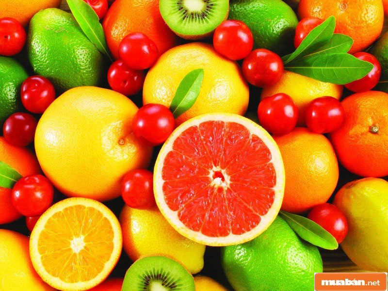 Các loại trái cây chứa nhiều vitamin C