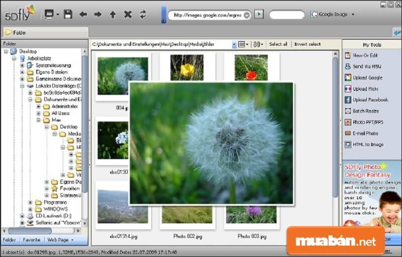 Phần mềm xem ảnh Fly Free Photo Editing and Viewer người dùng có thể xem và chỉnh sửa các hình ảnh một cách dễ dàng, đơn giản