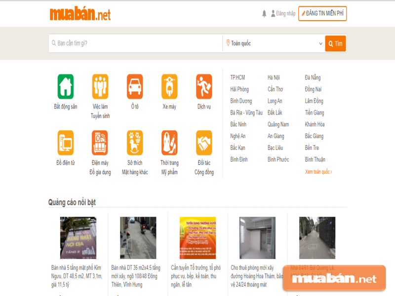 Muaban.net sẽ giúp bạn tận dụng sức mạnh của internet trong đầu tư bất động sản